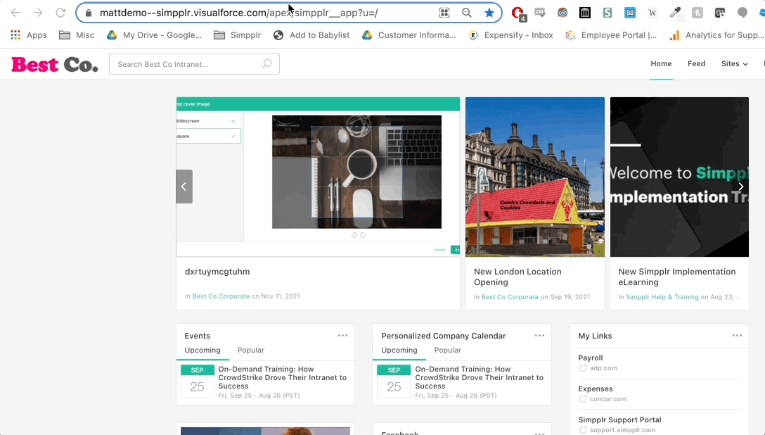 go to salesforce as system admin.gif